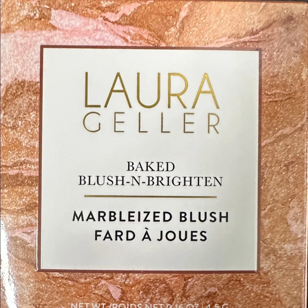 Laura Geller PINK GRAPEFRUIT Baked BLUSH N BRIGHTEN NEW satin finish - Picture 1 of 2